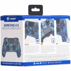 Snakebyte PS4 Game Pad 4 S Wireless Controller (Blue Camo)